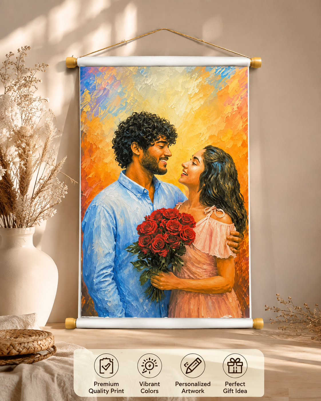 Couple Portrait Painting Personalized – Turn Your Love Story Into Art