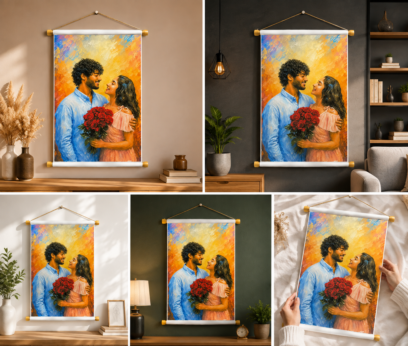 Couple Portrait Painting Personalized – Turn Your Love Story Into Art